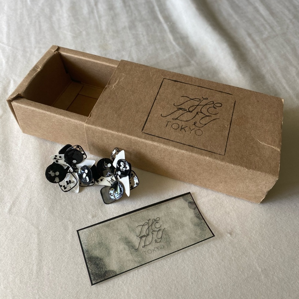 Japanese handmade floral earrings